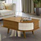 Mesa De Centro E Aparador Toronto Naturale Off White