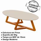Mesa De Centro E Lateral C86x13 Tebar