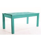 Mesa De Centro Echoes Stain Azul - Mão   Formão