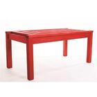 Mesa De Centro Echoes Stain Vermelho