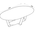 Mesa De Centro Elegance Nature - Tebarrot Móveis