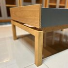 Mesa De Centro Em Madeira Maciça E Mdf Linha Barcelona  Tauar