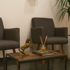 Mesa De Centro Em Madeira Para Sala Decorativa Retangular