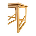 Mesa De Centro Em Madeira Quadrada Lateral Apoio Sofá - Mel