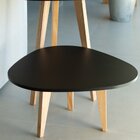 Mesa De Centro Em Mdp Cantos Arredondados Munique Preto