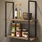 Mesa De Centro Espelhada Com Adega E Prateleira Multiuso Indu