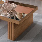 Mesa De Centro Espelhada Luna Hb Móveis