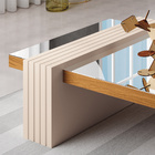 Mesa De Centro Espelhada Sala De Estar Lord B01 Cinamomo Off