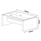 Mesa De Centro Finesse Em Tamburato Artely