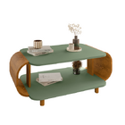 Mesa De Centro Floripa Pistache/naturalle - Bechara Móveis