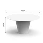 Mesa De Centro Fluo Branco