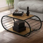 Mesa De Centro Freijo/preto - Kappesberg