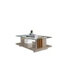 Mesa De Centro Frizz  Fendi/naturale