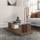 Mesa De Centro Frizz Madetec Imperial/sépia