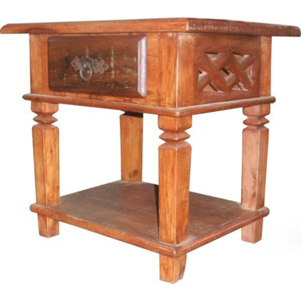 Mesa De Centro Ginger Em Madeira De Demolição - Cód 237