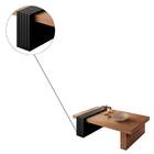 Mesa De Centro Giovana Nature Preto Bnn Decor