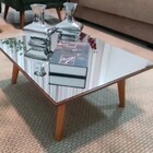 Mesa De Centro Goloi Pés Palito Industrial