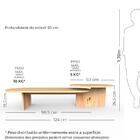 Mesa De Centro Gravidade - Branca