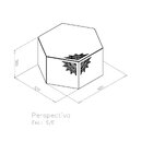 Mesa De Centro Holambra  Cimento Queimado