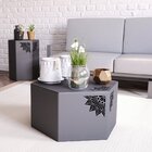 Mesa De Centro Holambra  Preto Fosco