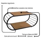 Mesa De Centro Industrial 90 Cm Li039 Kpb