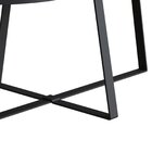 Mesa De Centro Industrial Complementos Preto