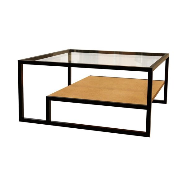 Mesa De Centro Industrial Moderno Toledo Marrom