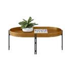 Mesa De Centro Industrial Para Sala Nature Fosco Mônaco Linea