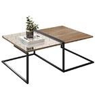 Mesa De Centro Industrial Platinum Decor