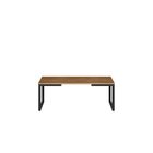 Mesa De Centro Innovare Rustico Sala Preto/rústico