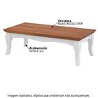 Mesa De Centro Italy - Imbuia/branco