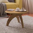 Mesa De Centro Jade Em Mdf Artely