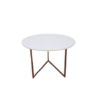 Mesa De Centro Jade Para Sala De Estar Pés De Aço Moderna