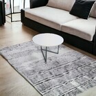 Mesa De Centro Jade Pés De Ferro Elegância Para Sua Sala