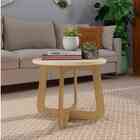 Mesa De Centro Jasmin Off White Carvalho Artely