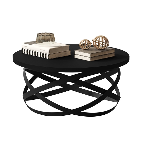 Mesa De Centro Jb 8045 Luxo Preto Fosco – Jb Bechara