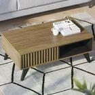 Mesa De Centro Jeri E Aparador Riveira Para Sala Clb