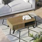 Mesa De Centro Jeri E Aparador Riveira Para Sala Clb