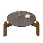 Mesa De Centro Julliane Pérola/cedro