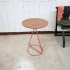 Mesa De Centro Lateral Maria Pé De Ferro Estilo Industrial