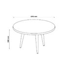 Mesa De Centro Legs Patrimar Móveis Alecrim