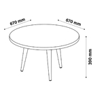 Mesa De Centro Legs Verde Bellagio