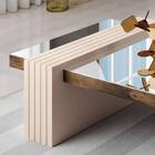 Mesa De Centro Lívia Com Espelho Deck Off White Tana Decor