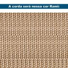 Mesa De Centro Los Ozki 150 Cm Madeira Eucalipto Cedro Corda