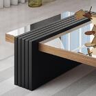 Mesa De Centro Luna Com Espelho - Hb Móveis