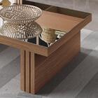 Mesa De Centro Luna Com Espelho - Hb Móveis