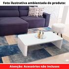 Mesa De Centro Luxemburgo Univ Retangular 110 Cm Tampo De Mad