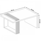 Mesa De Centro Luxo Nature/preto 8020 - Jb Bechara