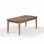 Mesa De Centro Madeira Maciça Riade Stain Castanho