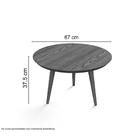Mesa De Centro Mdf 67cm Luna Patrimar